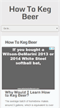 Mobile Screenshot of howtokeg.com